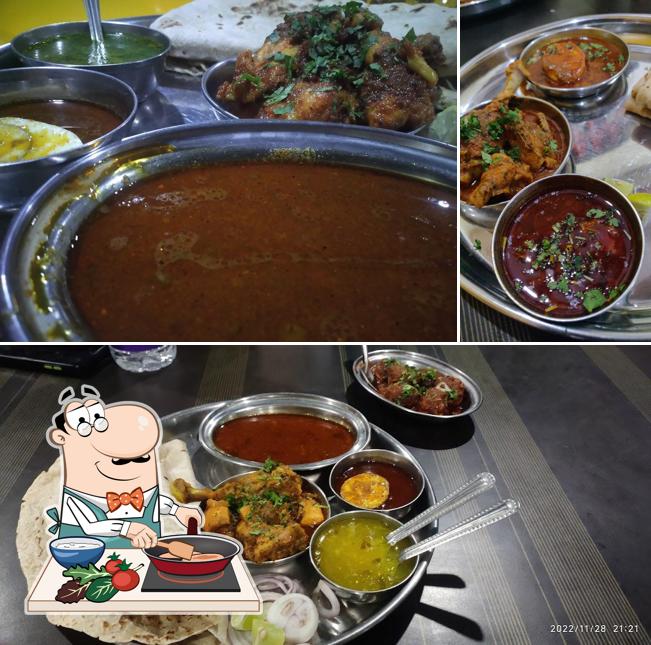 Chicken curry at Tuljai khanaval