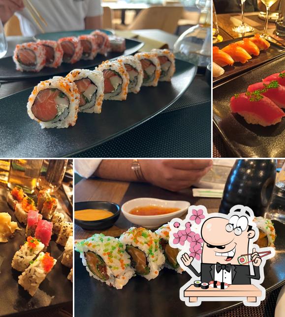 Prenditi le diverse opzioni di sushi