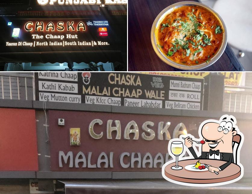 Food at Chaska Malai Chaap Wale