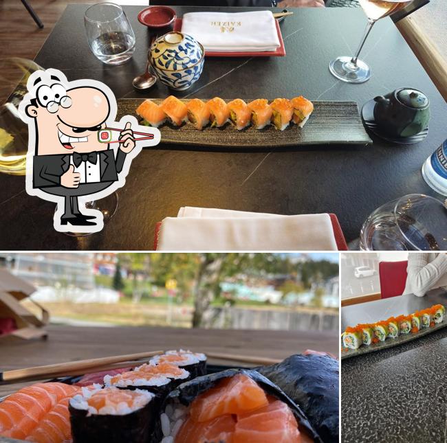 Scegli le diverse opzioni di sushi