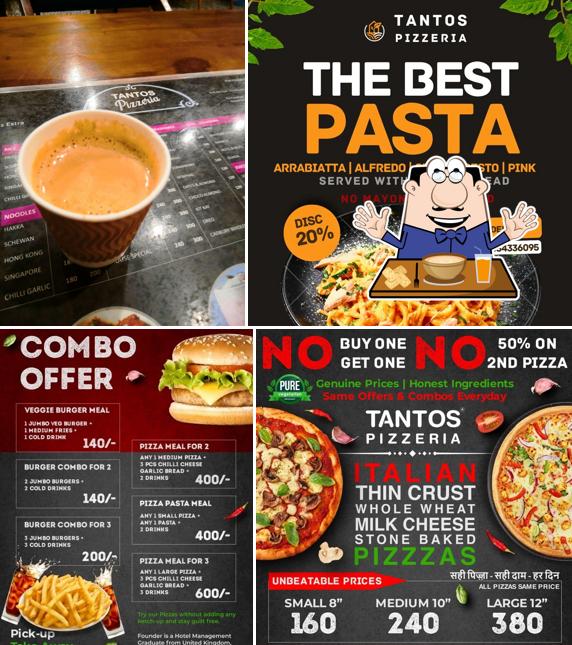 Food at Tantos Pizzeria