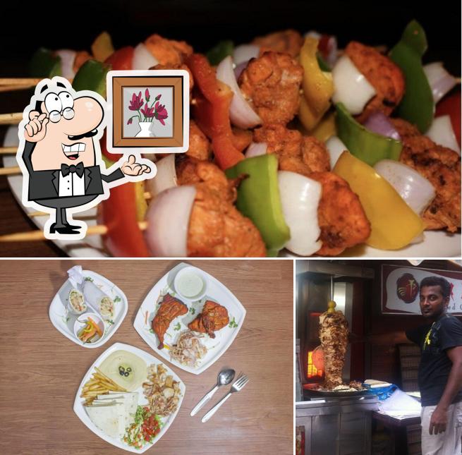 The interior of Thyme Shawarma