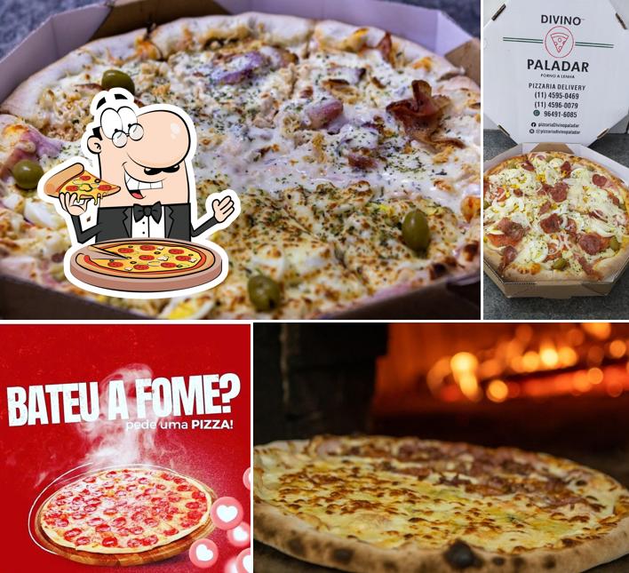No Divino Paladar Pizzaria Delivery, você pode degustar pizza