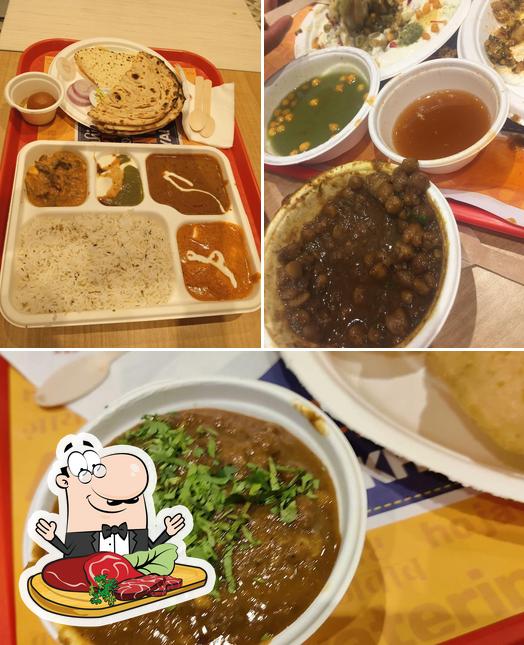 Haldiram's offers meat dishes
