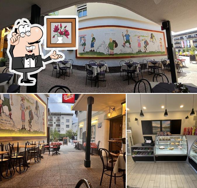 Gli interni di Hitri Kruhek - Pekarna