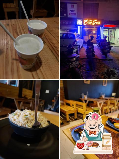 The City Grill provides a variety of desserts