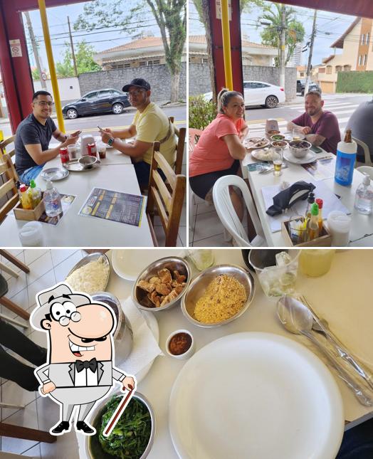 Esta é a imagem mostrando exterior e comida a Restaurante e Lanchonete Paraiba