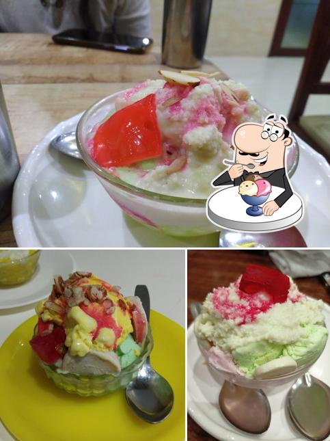 Enjoy one of the sweet dishes