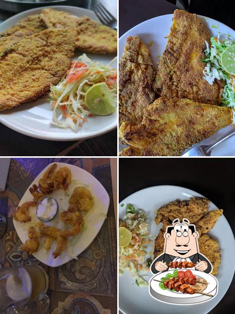 Meals at Lazy Fish Restaurant