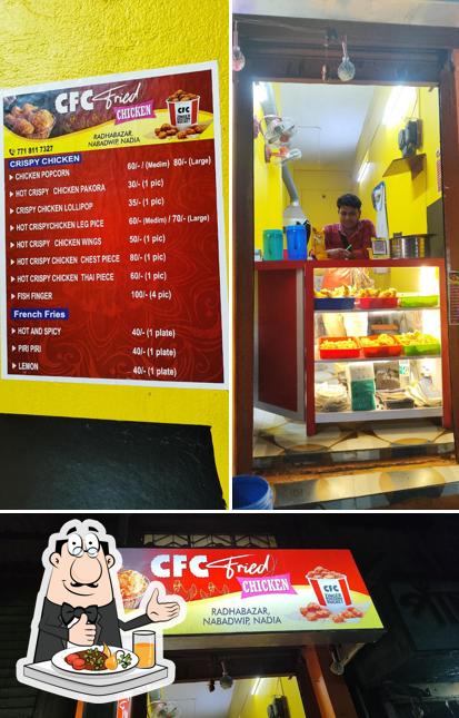 Food at CFC Fried Chicken
