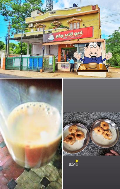 The picture of food and exterior at Ammu Tea Stall