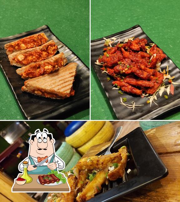 Order meat dishes at Cafe cues and cushions