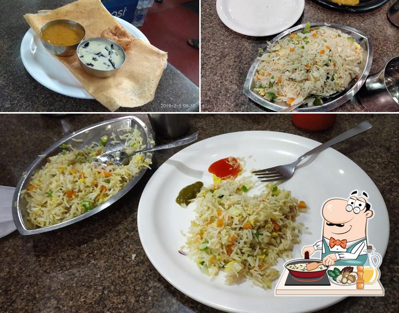 Fried rice at Hotel Annapoorna