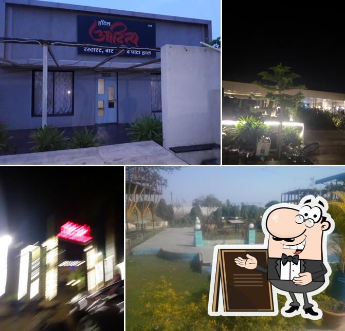 Enjoy the view at the outside area of Hotel Rana’s Aditya Family Garden Restaurant & Bar