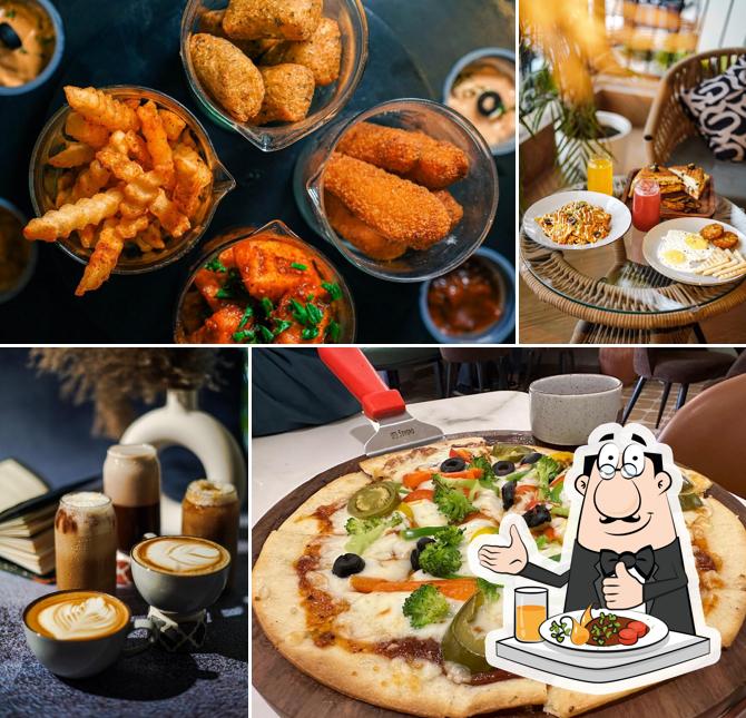 Food at Refections Cafe, Hudson Lane