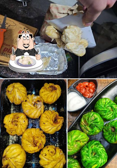 Dumplings at Burger Express