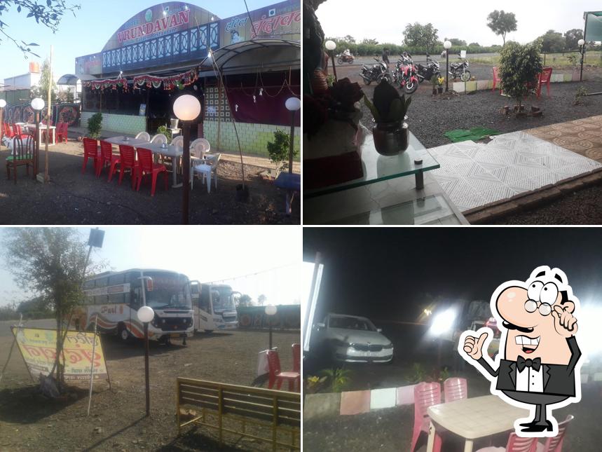 The interior of HOTEL VRUNDAVAN FAMILY GARDEN & RESTAURANTS