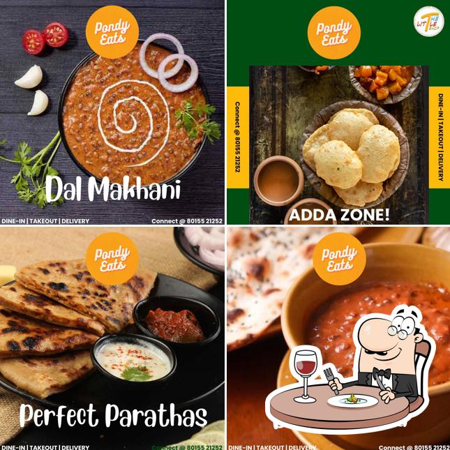 Food at Pondy Eats