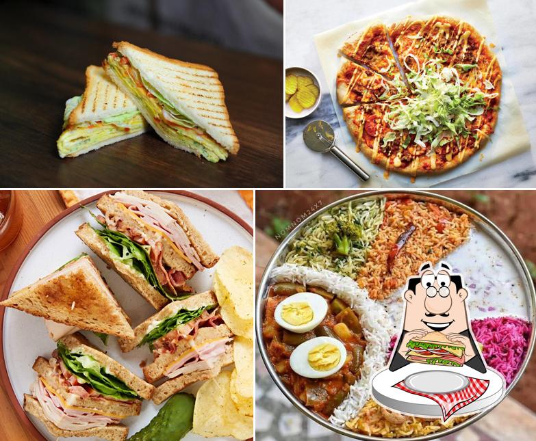 Club sandwich at Swastik Restaurant & Cafe