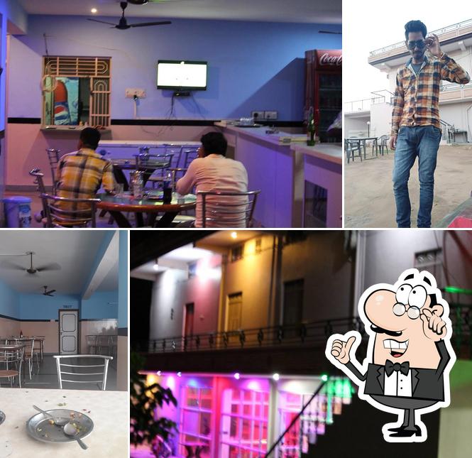 The interior of RAJ PALACE HOTEL & A.C BAR