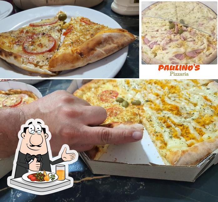 Comida em Pizzaria Paulino's