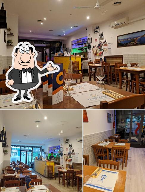 Gli interni di Ristorante - Pizzeria O sole mio