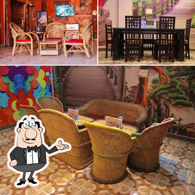 Take a seat at one of the tables at VIRSA