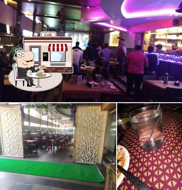 Enjoy the view at the outside area of Valentine Square