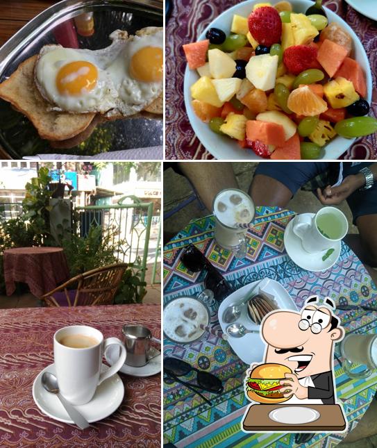 Order a burger at Coffee House Candolim