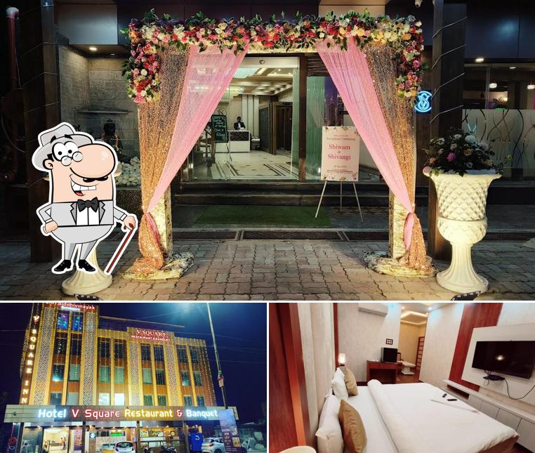This is the image showing exterior and interior at HOTEL V SQUARE