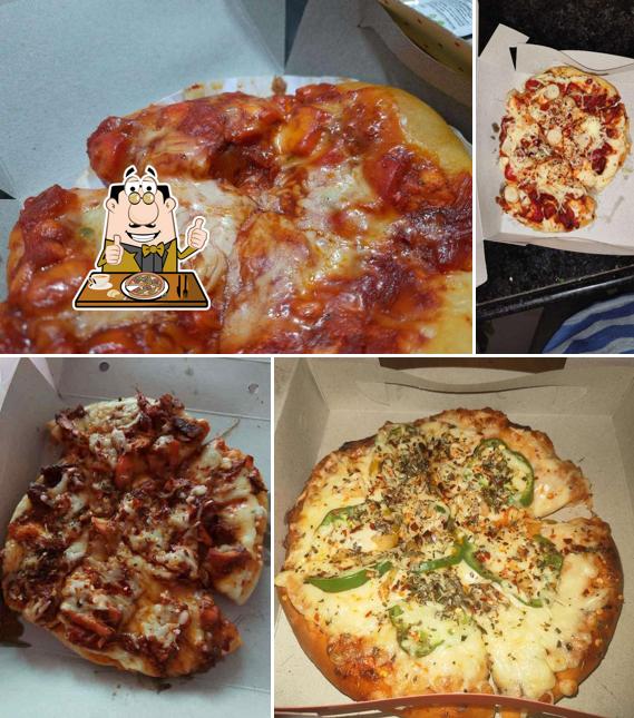 Order pizza at Jubilee bakery and cafe