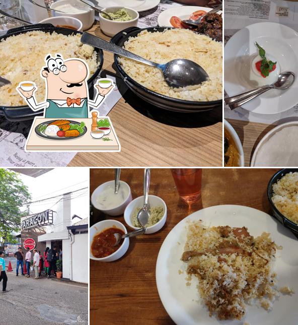 Food at Paragon Restaurant