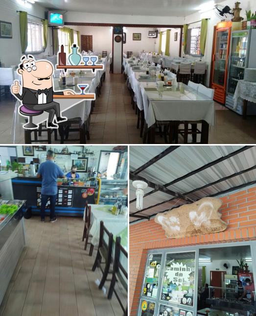 O interior do Churrascaria Caminho do Sol