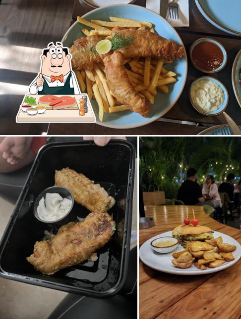 Fish and chips at Independence Brewing Company - Balewadi High Street