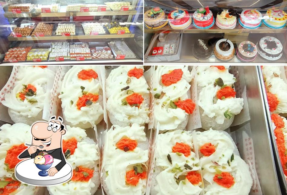 Karni jodhpur misthan bhandar serves a selection of desserts