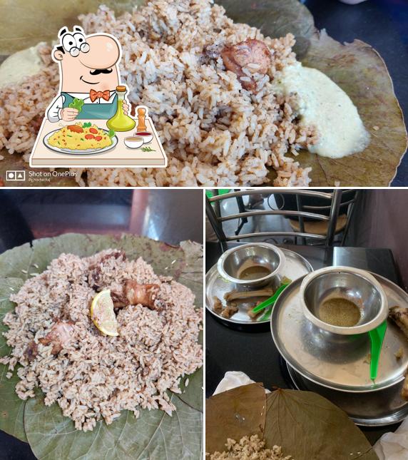 Food at Rajesh Biryani Hotel