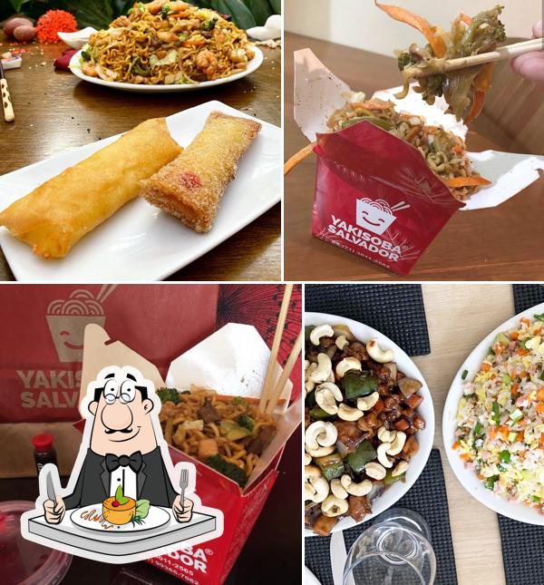 Platos en Yakisoba Salvador