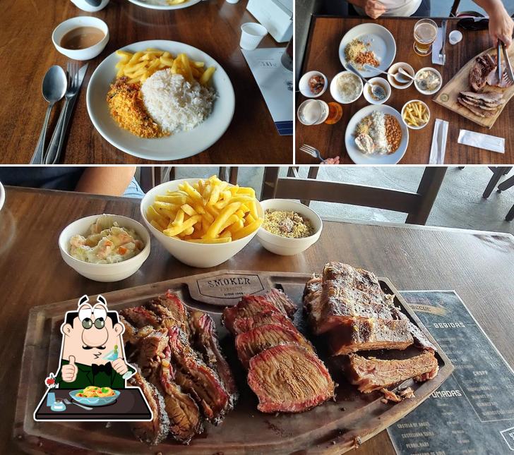 Comida em Smoker Barbecue Brasil