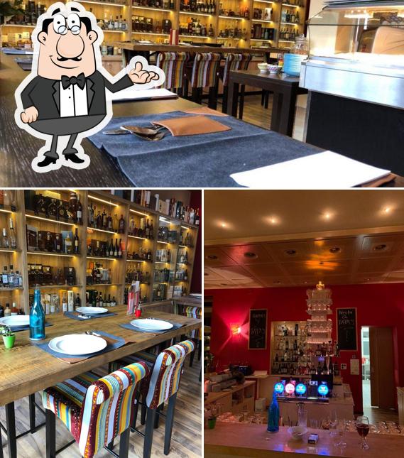 Gli interni di SASS BAR & APART-HOTEL