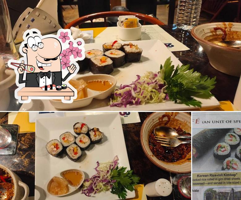 Order various sushi options