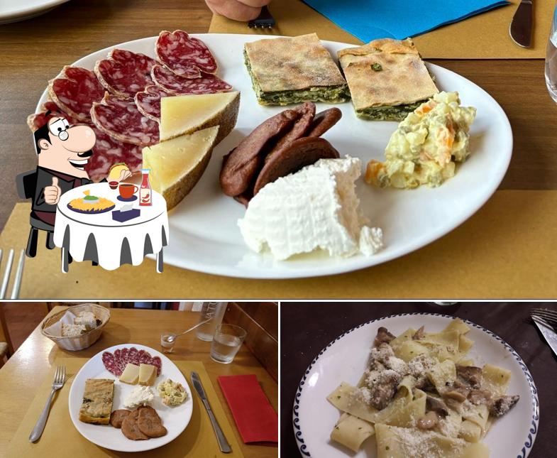 Piatto di formaggi al Trattoria Norina