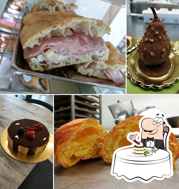 Rene' e Angela serve un'ampia varietà di dolci