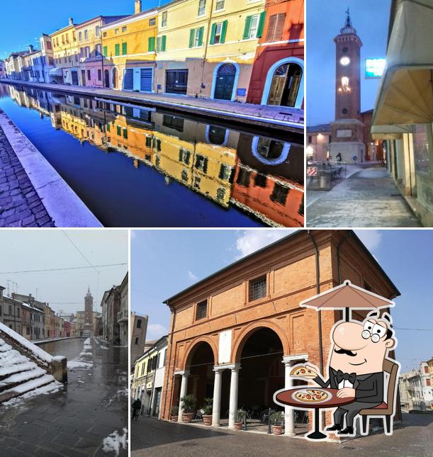 Puoi goderti l'aria fresca da seduto all'esterno di Bar Ideal