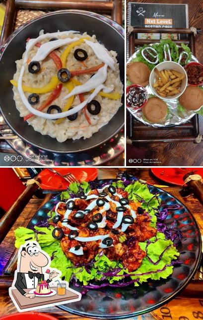 Chai Adda NxT Level offers a selection of sweet dishes