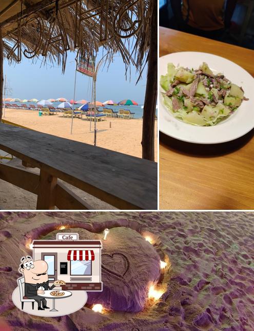 Among different things one can find exterior and food at Nanu's Shack