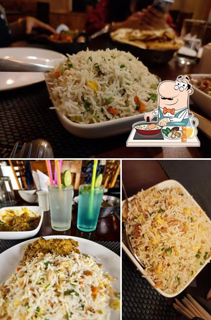 Fried rice at Panch Meshali