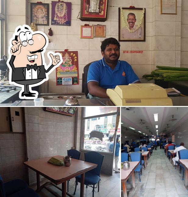 The interior of Ramya Meals