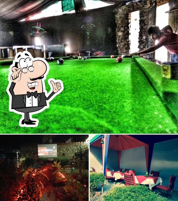 The interior of 7 Flag A Multi Cuisine Restaurant