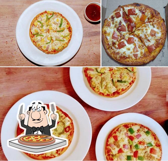 Pick pizza at BROS PIZZA