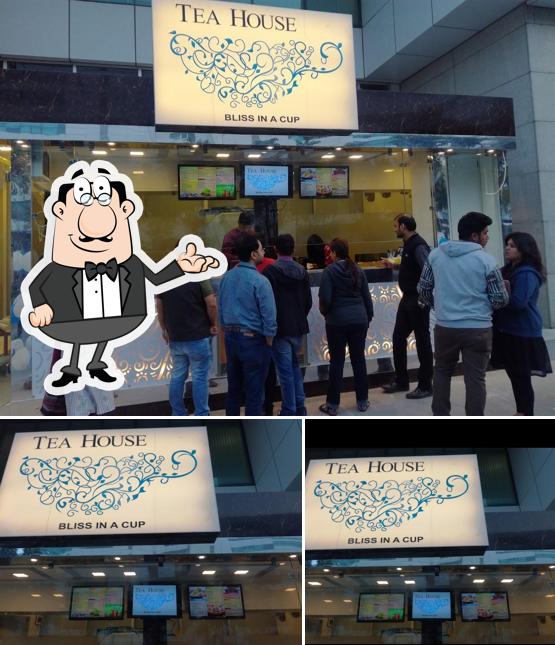 The interior of Tea House Candor